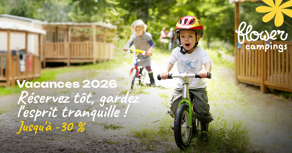 Early booking : réservez tôt, jusqu'à -30%