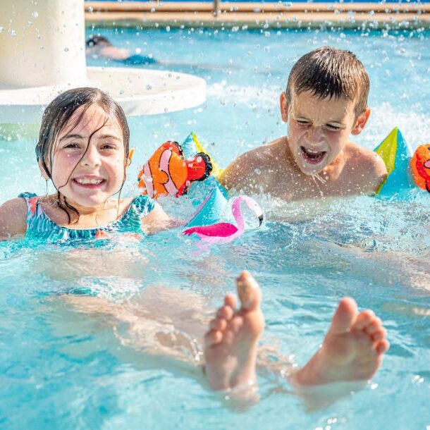 pataugeoire flower camping