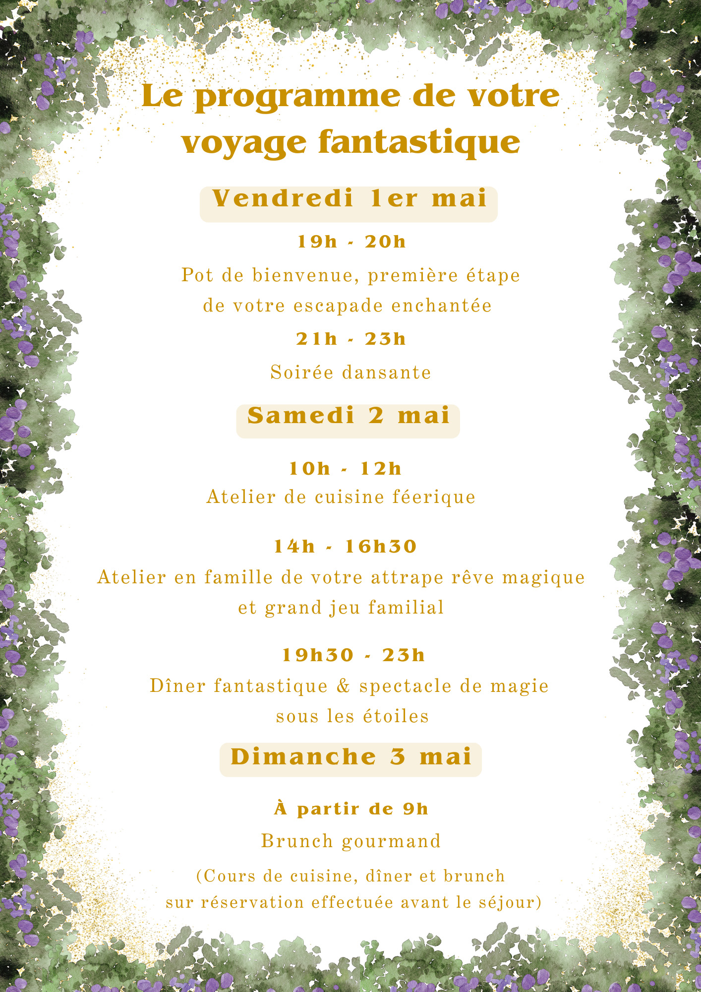 programme fr